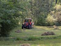 Der Traktor hat uns viel Arbeit abgenommen